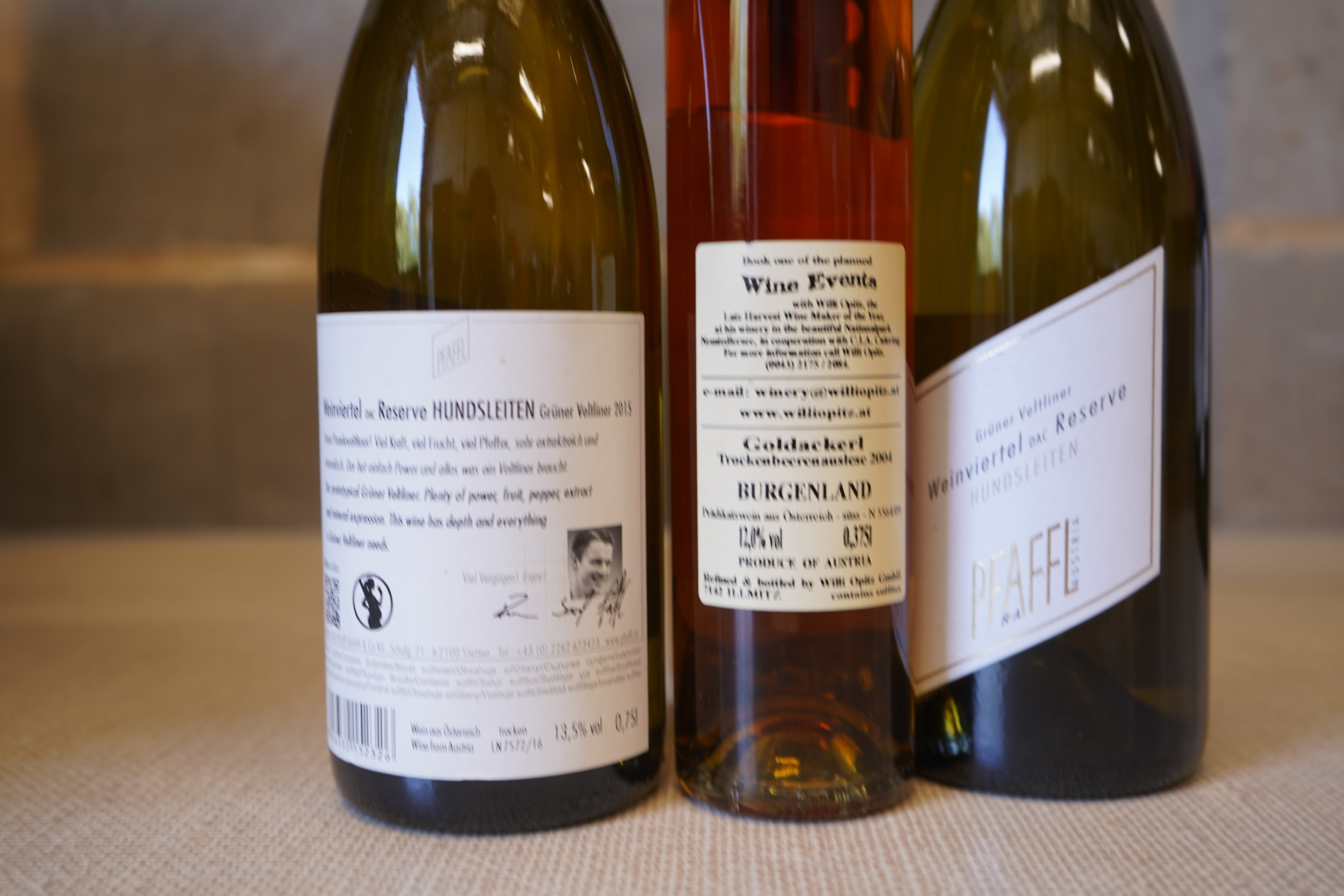 Austrian white wine: A mixed parcel